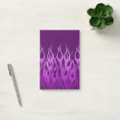 Cool Paarse Racing Flames Graphic Post-it® Notes (Kantoor)