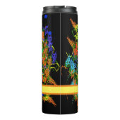 Cool Paint Splotch Fun Artsy Style Design Thermosbeker (Achterkant)