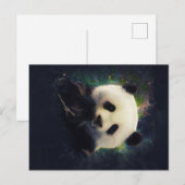 Cool Panda | Beer van Bamboe | Cadeaubont Aankondigingskaart (Voorkant / Achterkant)