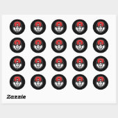 Cool Panda Ronde Sticker (Vel)