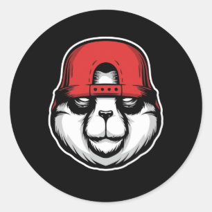 Cool Panda Ronde Sticker