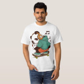 Cool Panda Skater Men’s T-Shirt | Fun Streetwear C (Devant entier)