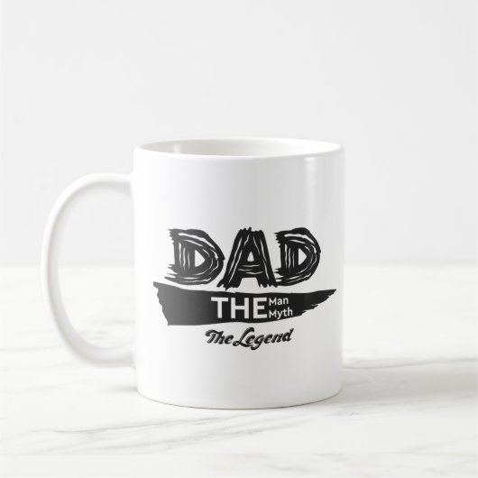 Cool papa citeert Mok pap het Man de legende (Links)