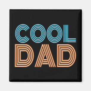 Cool Papa Fête des pères Neon Typographie Magnet