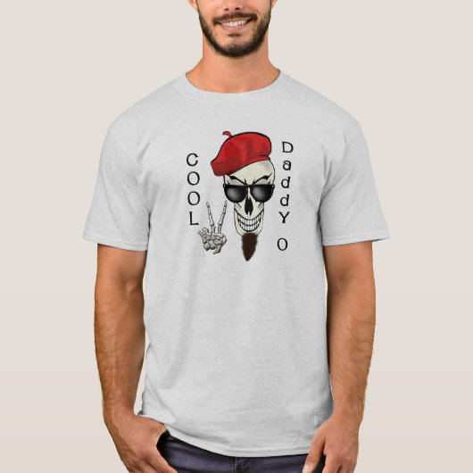 Cool papa - O Beatnik Skull T-shirt (Voorkant)