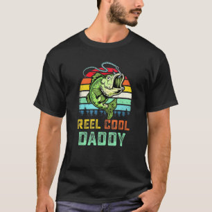 Cool Papa Verjaardag Bass Vissen Papa Bass Visser T-shirt