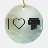 Cool Paper Printer Keramisch Ornament (Voorkant)