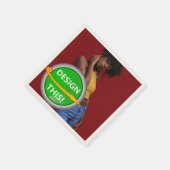 COOL! Papier Cocktail Servetten -3 ply- 50 pack Ec (Hoek)