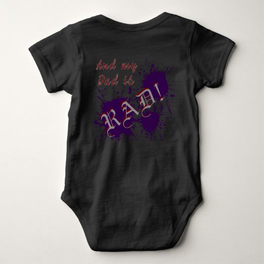 Cool parents romper (Achterkant)