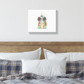 Cool Party Turtle Canvas Afdruk (Insitu (Slaapkamer))