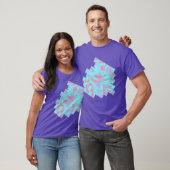 Cool Pastel Camo Pattern Digital Sketch T-shirt (Unisex)