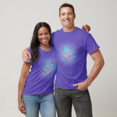 Cool Pastel Camo Pattern Halftone T-shirt (Unisex)