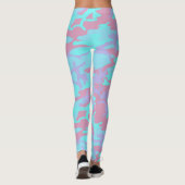 Cool Pastel Camo Pattern Leggings (Achterkant)