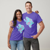 Cool Pastel Camo Pattern Paint Splat T-shirt (Unisex)