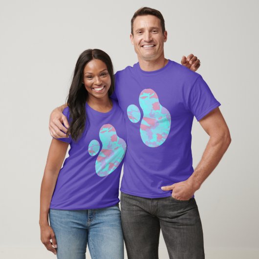 Cool Pastel Camo Pattern Paint Splat v2 T-shirt (Unisex)