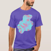 Cool Pastel Camo Pattern Paint Splat v3 T-shirt (Voorkant)