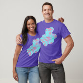 Cool Pastel Camo Pattern Paint Splat v3 T-shirt (Unisex)