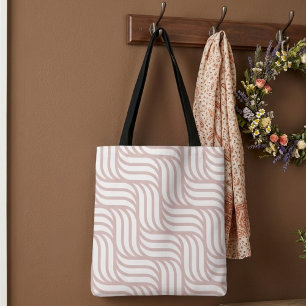 Cool pastel patroon moderne boodschappentas draagtas