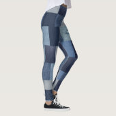 Cool Patchwork Denim  Leggings (Rechts)