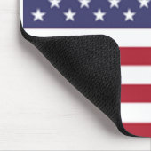 Cool Patriotic American Custom US Flag Design Muismat (Hoek)