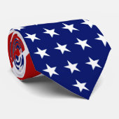 Cool Patriotic American Flag Stropdas (Opgerold)