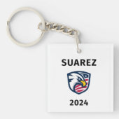 Cool Patriottisch Francis Suarez 2024 Sleutelhange Sleutelhanger (Voorkant)
