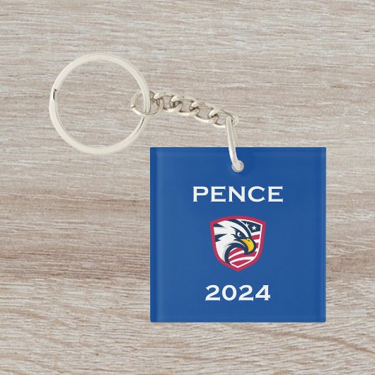 Cool Patriottische Mike Pence 2024 Verkiezing Eagl Sleutelhanger