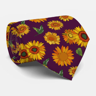 cool Pays tournesol motif cravate