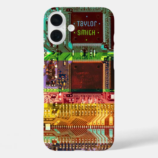 Cool PCB Electronic Computer Tech Printed Circuit Case-Mate iPhone Case (Achterkant)