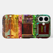 Cool PCB Electronic Computer Tech Printed Circuit Case-Mate iPhone Case (Achterkant (horizontaal))