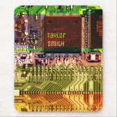 Cool PCB Electronic Computer Tech Printed Circuit Muismat (Voorkant)