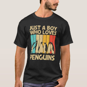 Cool Penguin Boys Kinder keizer Penguin Bird T-shirt