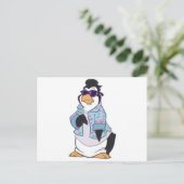 Cool Penguin Briefkaart (Staand voorkant)