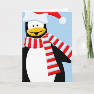 Cool Penguin Feestdagen Kaart