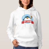 Cool Penguin Holding Ice Cream Hoodie (Voorkant)