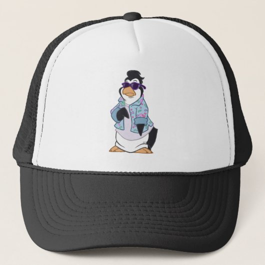 Cool Penguin Trucker Pet (Voorkant)