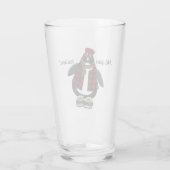 Cool Penguin | U past Tekst aan Glas (Achterkant)
