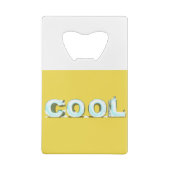 Cool Penguins Kredietkaart Flessenopener (Achterkant)