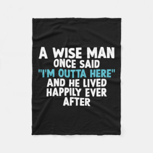 Cool pensioen kunst voor mannen Vader Opa Gepensio Fleece Deken