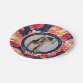 Cool Peonies Borden voor bruiloft na feest Papieren Bordje (Gekanteld)