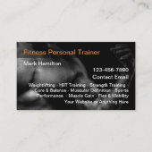 Cool Personal Fitness Trainer Cartes de visite (Devant)