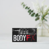 Cool Personal Trainer Salle de gym Carte de visite (Debout devant)