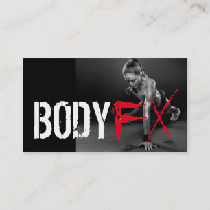 Cool Personal Trainer Salle de gym Carte de visite