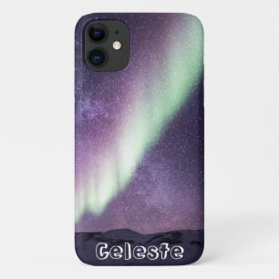 Cool Personalized Galaxy Mountian Scenery iPhone 11 Hoesje