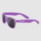 COOL! 😎Personalized Purple Sunglasses Zonnebrillen (Links)