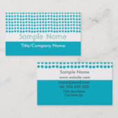 cool personnalisé carte de visite original design  (Devant / Derrière)