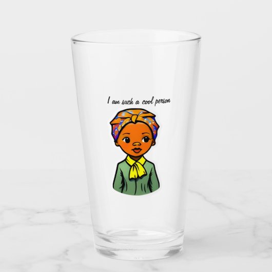 Cool persoon glas (Voorkant)