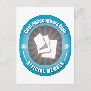 Cool Philosophers Club Briefkaart