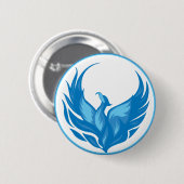 Cool Phoenix Bird Design Ronde Button 5,7 Cm (Voorkant /achterkant)