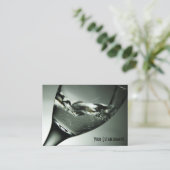 Cool Photo de Liquid dans un Carte de visite en ve (Debout devant)